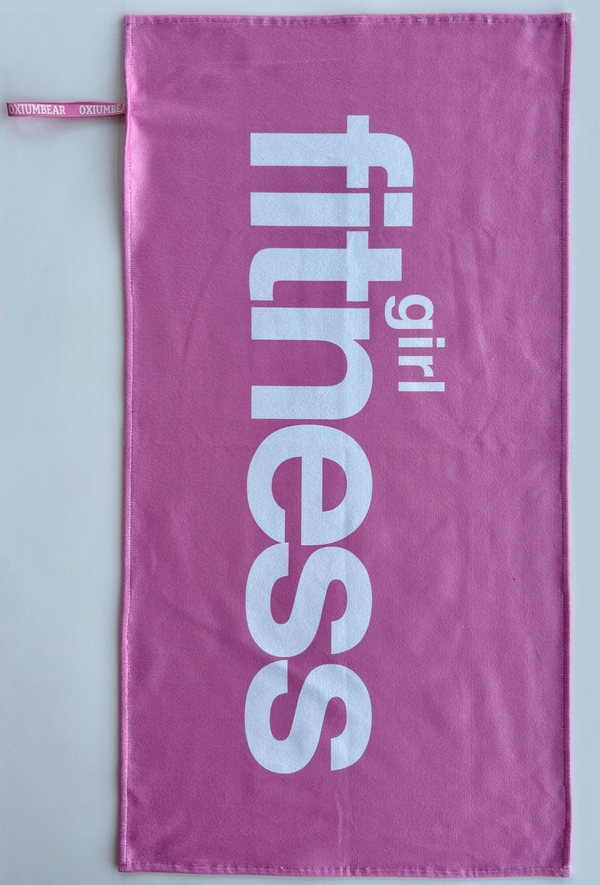 Mikrofiber, Yoga, Pilates, Reformer, Kadın Fitness Spor Havlusu 50x90 Pamuklu Özel Tasarım- GIRL