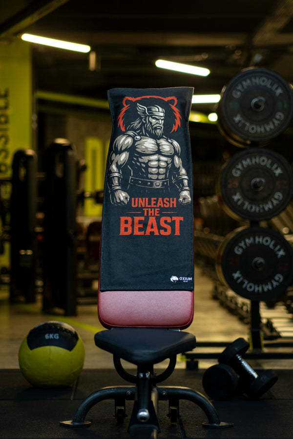 Pamuklu Yeni Nesil Fitness Spor Havlusu - Dijital Baskılı - Hızlı Kuruyan Mikrofiber | VİKİNG